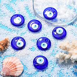 Handmade Lampwork Evil Eye Pendants&nbsp;LAMP-E106-02A
