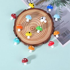 20Pcs 10 Colors Mushroom Silicone Focal Beads&nbsp;JX900A
