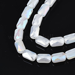 Electroplate Glass Beads Strands&nbsp;EGLA-N002-25-E02