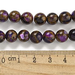 Synthetic Gold Clinquant Stone Beads Strands&nbsp;G-P549-A01-01E