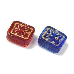 Baking Paint Mixed Styles Glass Beads&nbsp;GL-CBA8D6A-05