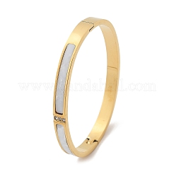 304 Stainless Steel Rhinestone Bangles for Women&nbsp;BJEW-Z092-07G