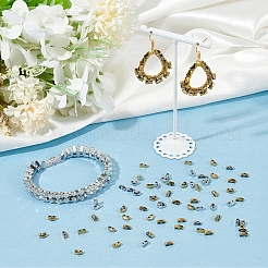 2 Strands 2 Colors Electroplated Synthetic Non-magnetic Hematite Beads Strands&nbsp;G-NB0005-39
