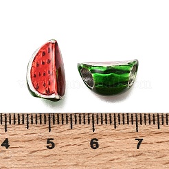 Alloy Enamel European Beads&nbsp;MPDL-F020-01P