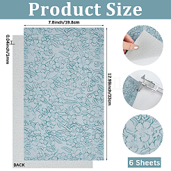 6Pcs PU Leather Fabrics&nbsp;DIY-WH20025-080B