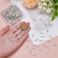 チベットスタイルの亜鉛合金ペンダント150個。  マウス  アンティークシルバー  21.5x6x2mm  穴：2mm&nbsp;FIND-ME0002-47