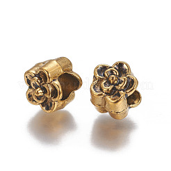Tibetan Style Alloy European Beads&nbsp;PALLOY-I154-03AG