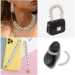 100Pcs Acrylic Linking Rings&nbsp;SACR-CJ0001-35S