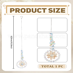 1Pc Glass Suncatchers&nbsp;HJEW-LP0002-70C