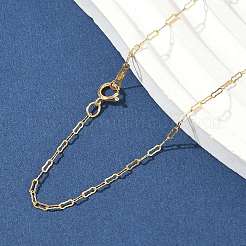 1/20 14K Gold Filled Long Oval Link Chain Necklaces for Women Men&nbsp;NJEW-Z068-05G