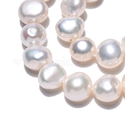 Natural Cultured Freshwater Pearl Beads Strands&nbsp;PEAR-N014-06F-01