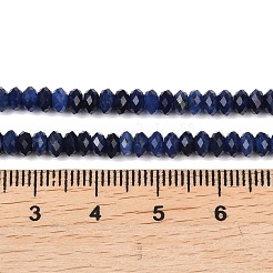 Natural Sodalite Beads Strands&nbsp;G-B175-A09-2x4mm
