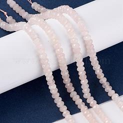 Natural Rose Quartz Beads Strands&nbsp;G-F362-05-4x6mm