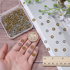 200Pcs 2 Styles Alloy Spacer Beads&nbsp;FIND-AR0005-45