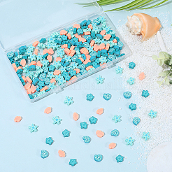 240Pcs 4 Styles Handmade Polymer Clay Beads&nbsp;CLAY-SC0002-93
