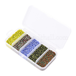 12/0 Opaque Colours Seep Glass Beads&nbsp;SEED-YW0001-09C