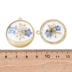 Transparent Resin Pendants&nbsp;RESI-A050-10B-G