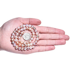 Natural Cultured Freshwater Pearl Beads Strands&nbsp;PEAR-N013-06L