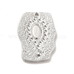 Tarnish Resistant 304 Stainless Steel Pendant Cabochon Settings&nbsp;LS-STAS-I197-004P