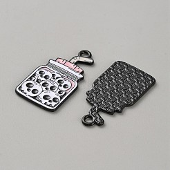Zinc Alloy Enamel Pendants&nbsp;ENAM-CJC0021-20F