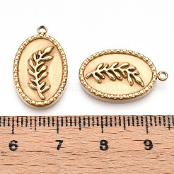 304 Stainless Steel Pendants&nbsp;STAS-L022-323G