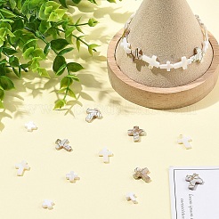 40Pcs 4 Styles Natural Freshwater Shell Beads&nbsp;BSHE-YW0001-26