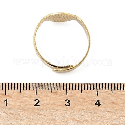 Adjustable Brass Pad Ring Setting&nbsp;KK-K414-06G