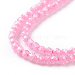 Cubic Zirconia Beads Strands&nbsp;G-F596-48G-2mm
