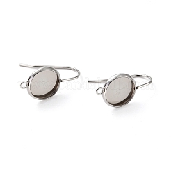 Tarnish Resistant 304 Stainless Steel Earring Hooks&nbsp;STAS-F271-01B-P