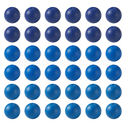 45Pcs 3 Colors Round Silicone Focal Beads&nbsp;SIL-TAD0001-01B