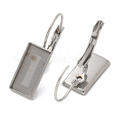 304 Stainless Steel Leverback Earring Finding&nbsp;STAS-C117-12B-P
