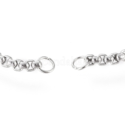 Tarnish Resistant Adjustable 304 Stainless Steel Slider Bracelet/Bolo Bracelets Making&nbsp;STAS-I153-02P