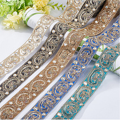 Ethnic Style Polyester Ribbon for Sewing Decoration&nbsp;OCOR-WH20007-26C
