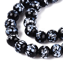 Handmade Lampwork Beads Strands&nbsp;LAMP-N037-07D