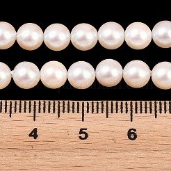 電気めっきシェルパールビーズ連売り  スムーズなラウンド  ミスティローズ  6mm  穴：1mm  約70個/連  15.67インチ（39.8cm）&nbsp;BSHE-C011-01A