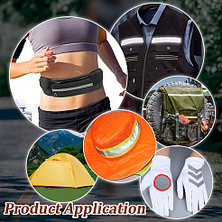 50M Reflective Polyester Ribbons&nbsp;OCOR-WH0070-306A