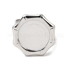 304 Stainless Steel Cuff Ring Components&nbsp;STAS-P403-05P