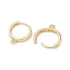 Brass Hoop Earring Findings&nbsp;KK-D289-22G