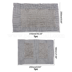 ガラスラインストーン巾着作りアクセサリーセット  グリッド付き  クリスタル  18~25x25~41.5x0.4cm  2個/セット&nbsp;DIY-WH0259-87