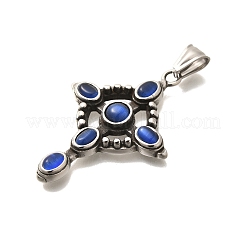 Antique Silver 304 Stainless Steel Pendants&nbsp;STAS-R140-05AS-03