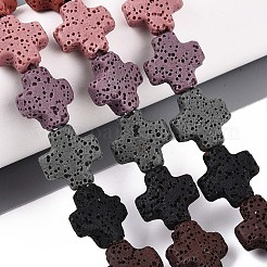 Natural Lava Rock Beads Strands&nbsp;G-N257-22A-01