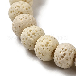 Natural Lava Rock Dyed Beads Strands&nbsp;G-Z036-B01-07