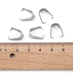 変色しない304ステンレススチール製スナップオンベイル  13x9x6mm&nbsp;X-STAS-R048-13x9mm