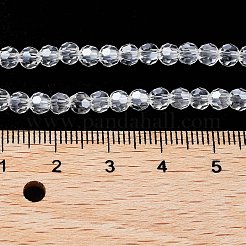 Electroplate Transparent Glass Beads Strands&nbsp;EGLA-A035-T4mm-A19