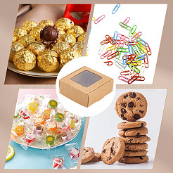 Square Foldable Creative Kraft Paper Box&nbsp;CON-WH0089-20B