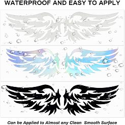 Wings Waterproof Holographic Vinyl Carved Hollow Decal Sticker&nbsp;DIY-FG0001-27