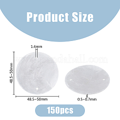 150Pcs Natural Shell Slice Connector Charms&nbsp;SSHEL-DC0001-03