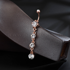 Brass Piercing Jewelry&nbsp;AJEW-EE0006-79RG