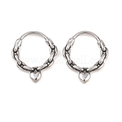 316 Stainless Steel Cartilage Earrings&nbsp;AJEW-C044-16A-AS