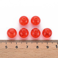 Transparent Crackle Acrylic Beads&nbsp;MACR-S373-66C-N08